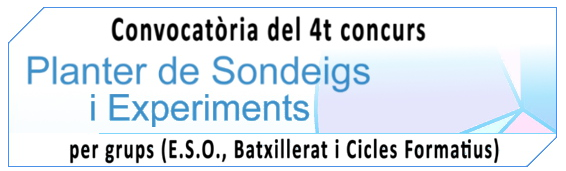 Planter de Sondeigs i Experiments – 2013