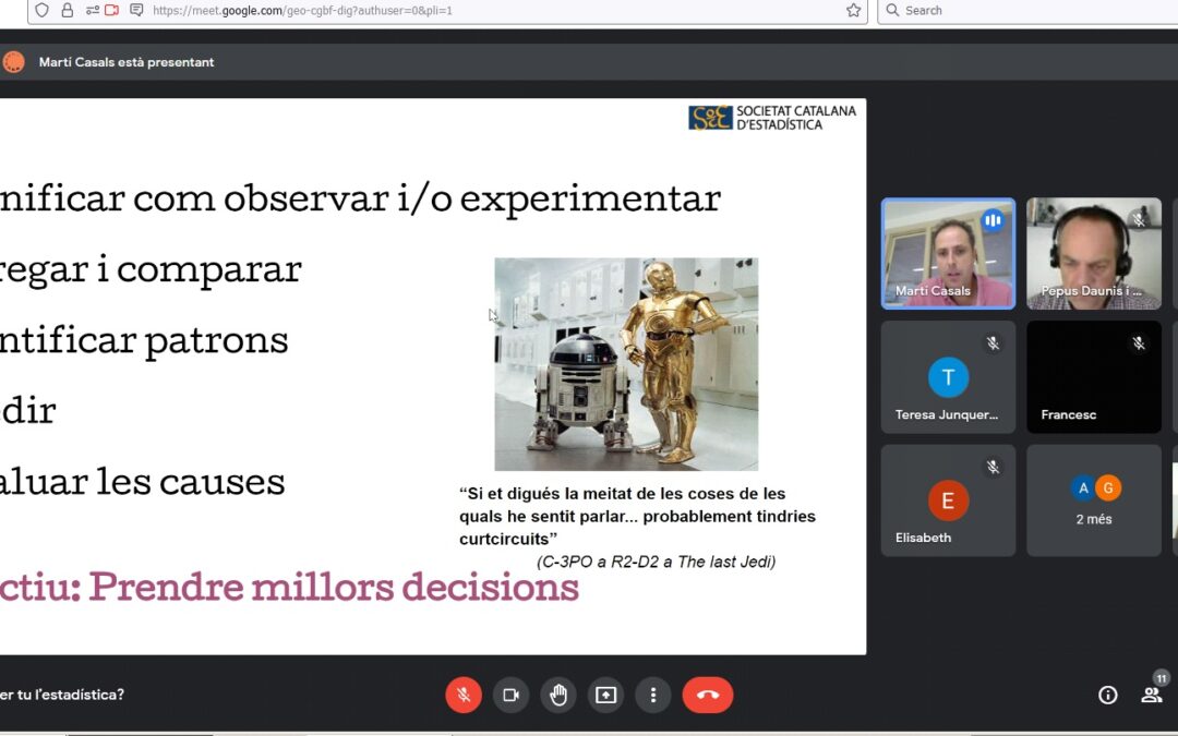 Setmana de la ciència: què pot fer per tu l’Estadística?